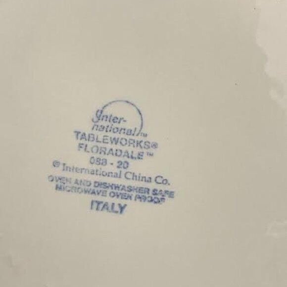 Extra Large Italian Serving Bowl Floral Design Italy - Picture 5 of 9